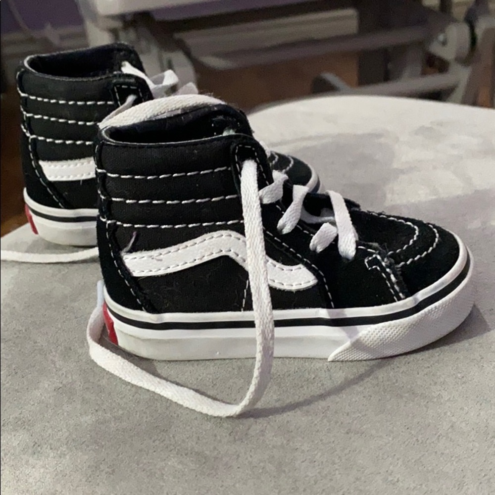 Vans high top lace up sneakers